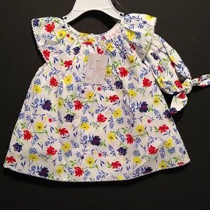 Tommy Bahama Baby Dress and Headband Outfit NEW